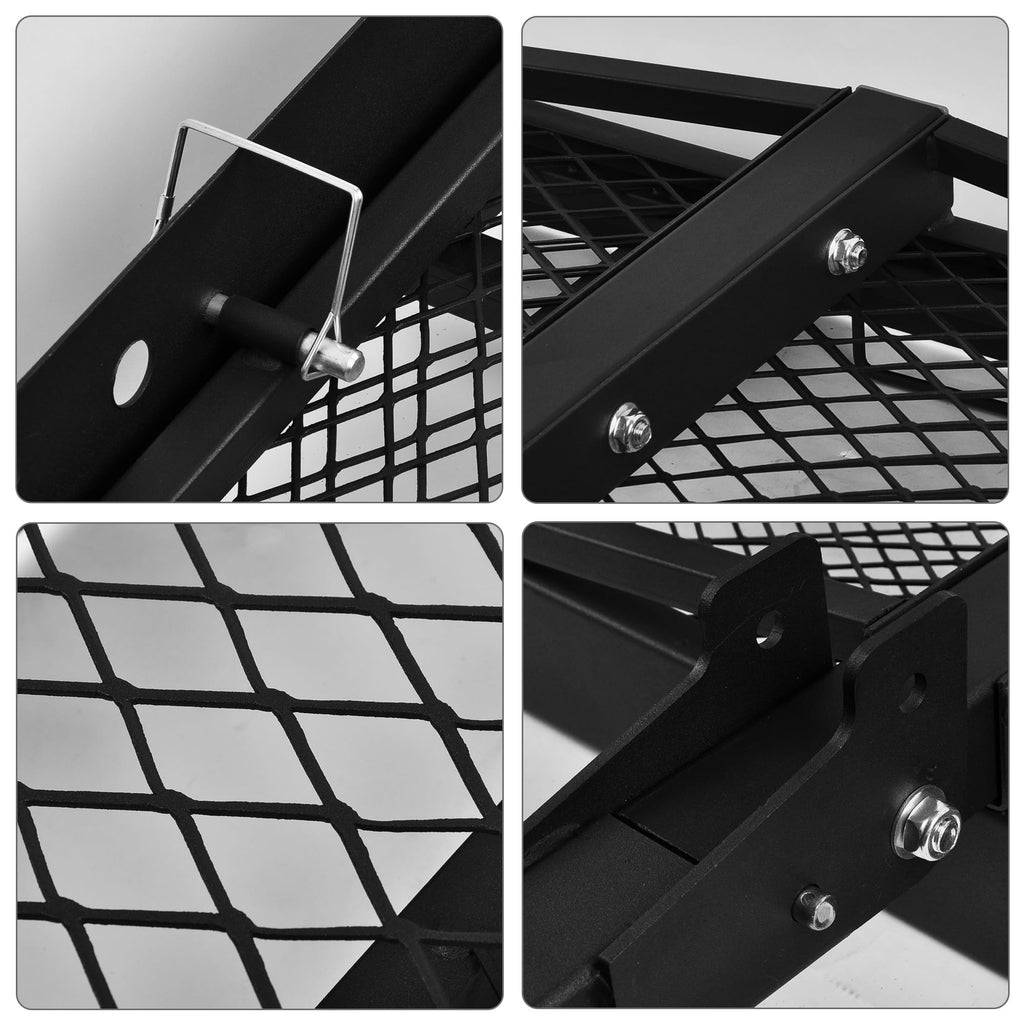 Folding Wheelchair Scooter Carrier Rack 250KG Ramp Hitch Mount T752419