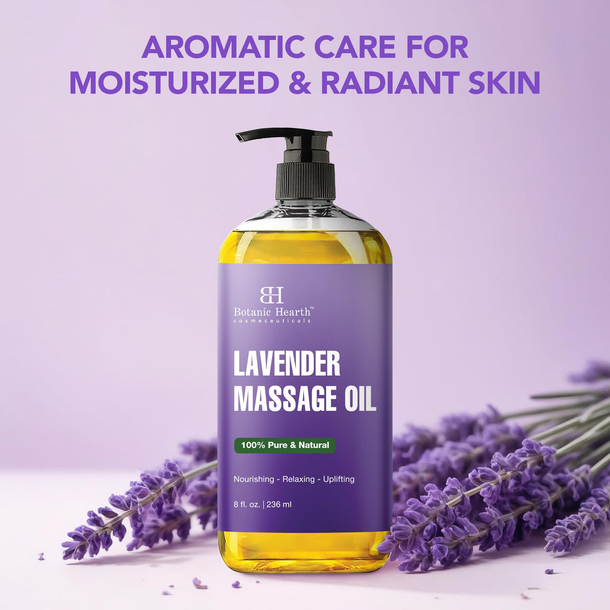 Lavender Massage Oil 8 Fl Oz M80540