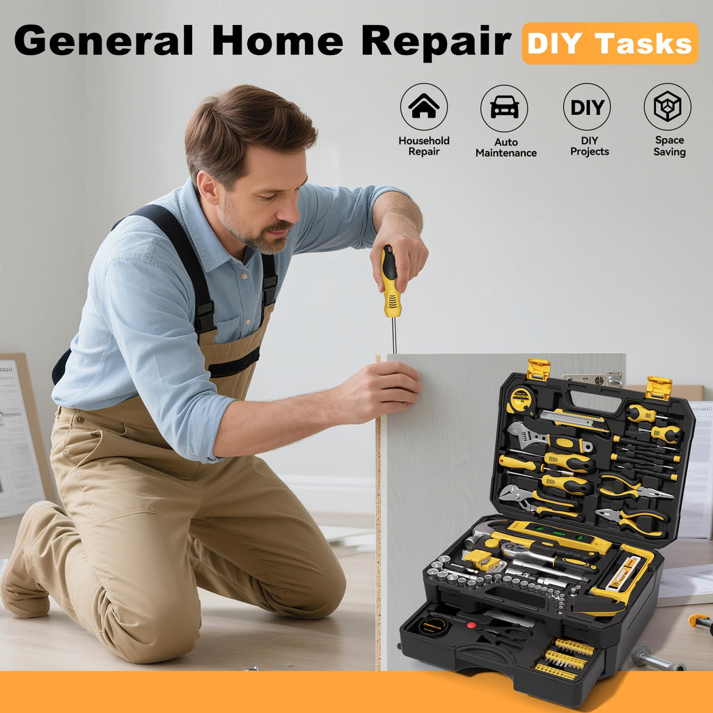 328 Piece Hand Repair Tool Kit with Storage Case S741863