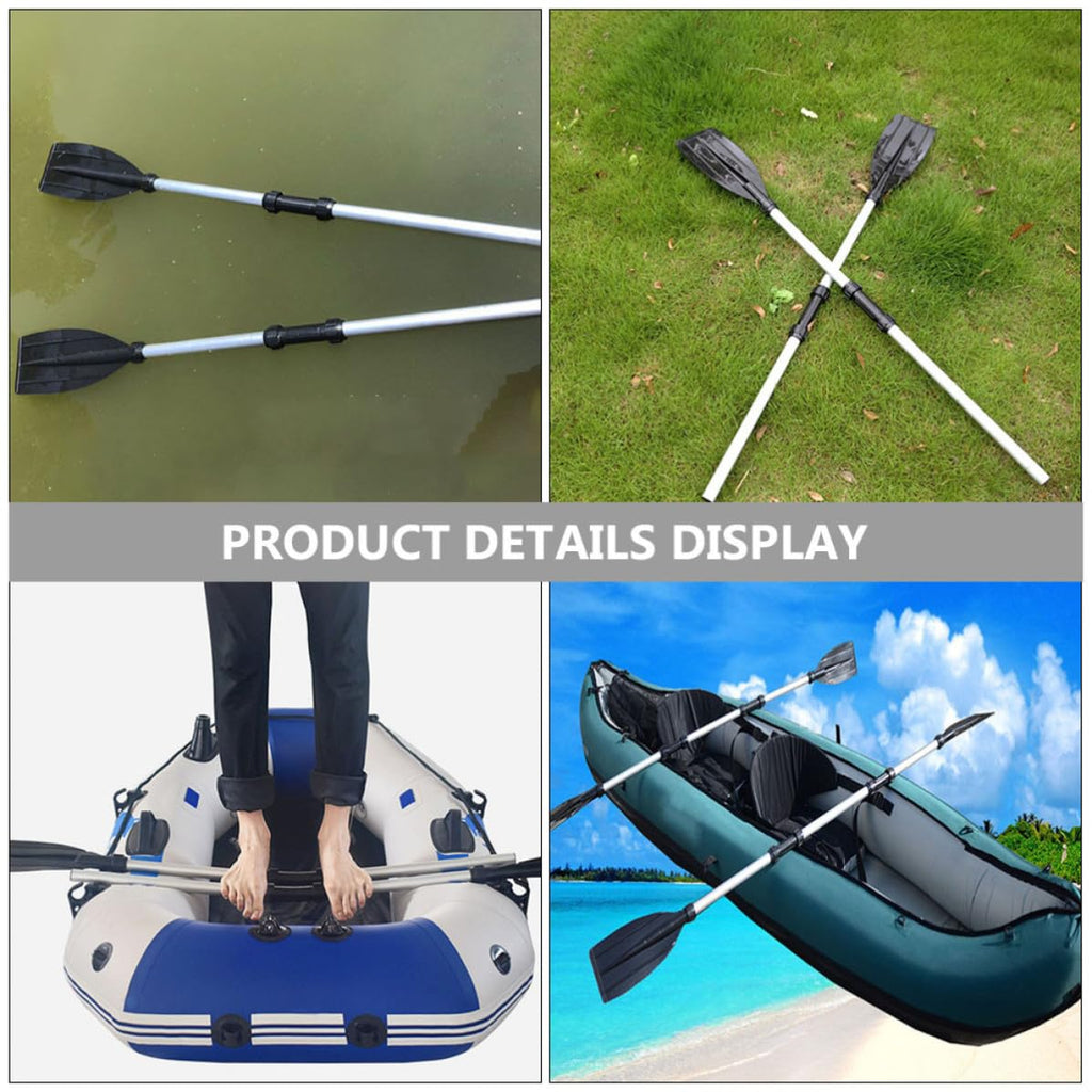 2pcs Adjustable Aluminum Alloy Kayak Paddles I35698