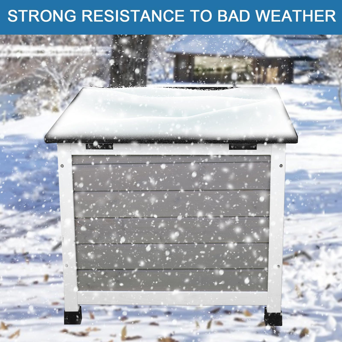 Insulated Weatherproof Outdoor Cat House Q26489