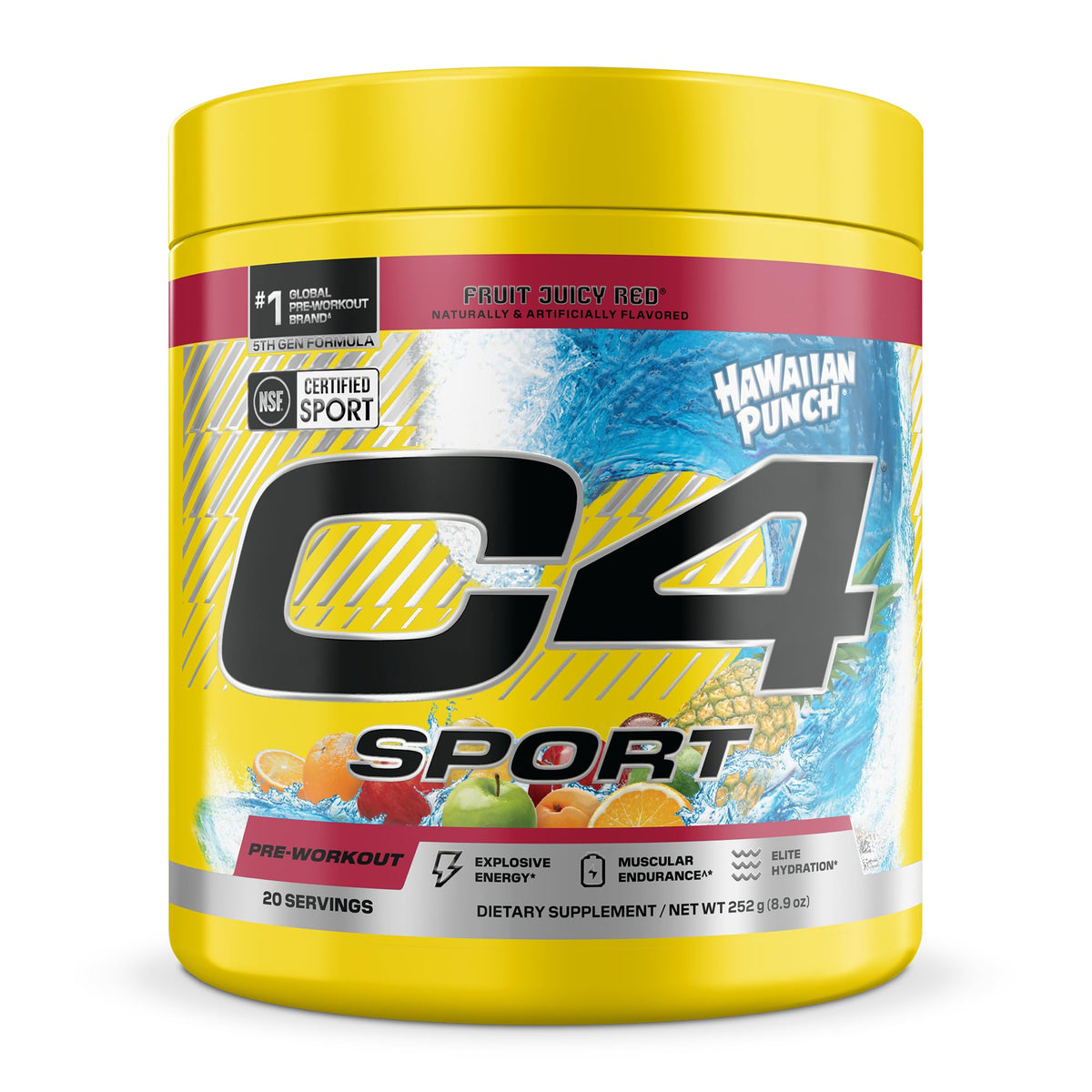 Pre Workout with 200mg Caffeine, 20 Servings V807