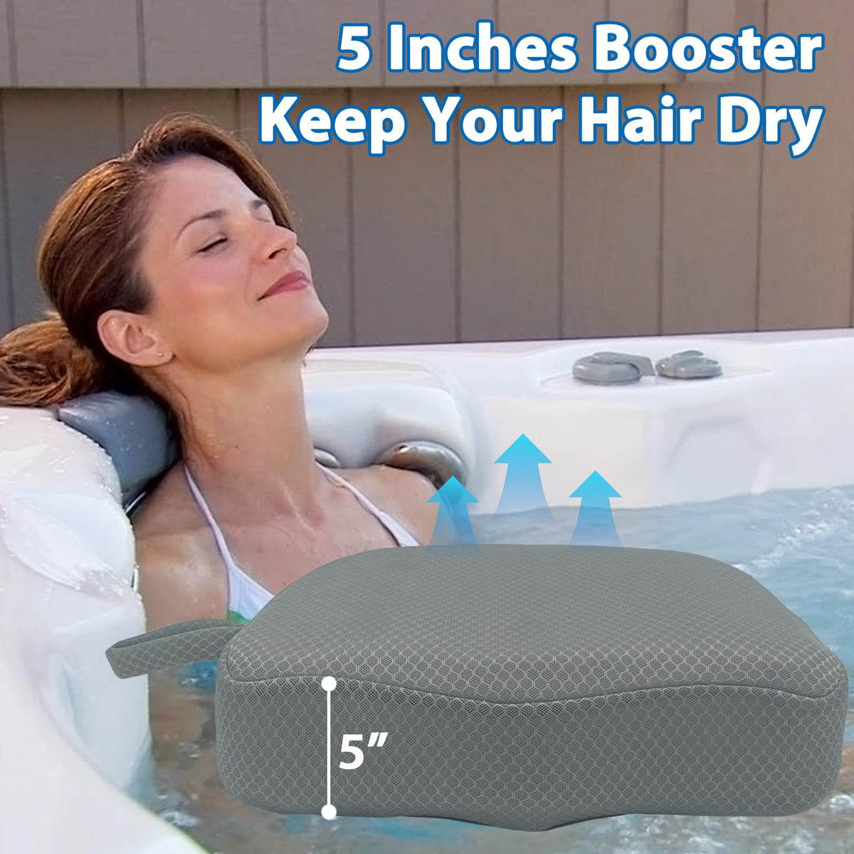 Gray Weighted Hot Tub Booster Seat F187252
