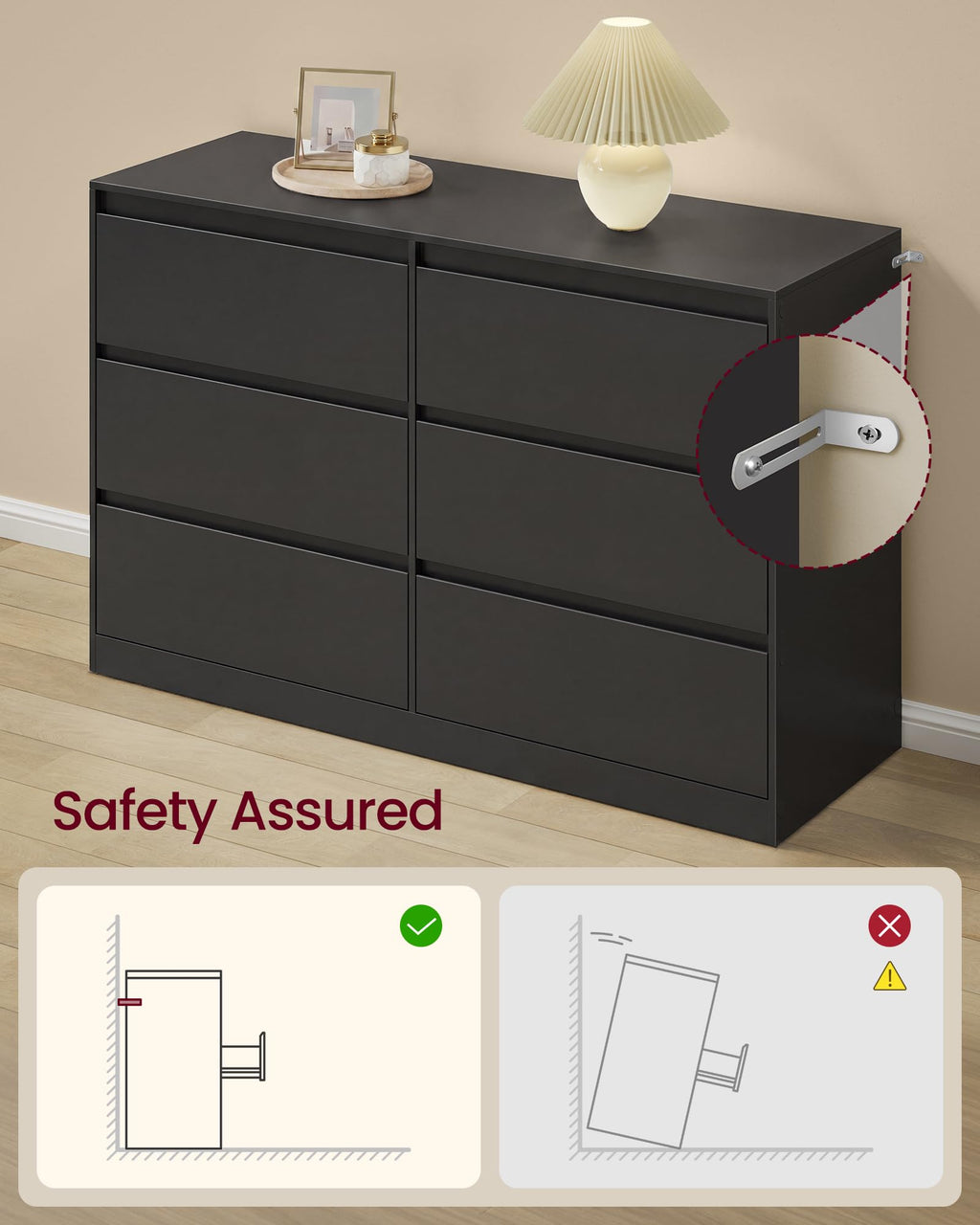 6 Drawer Dresser P568043