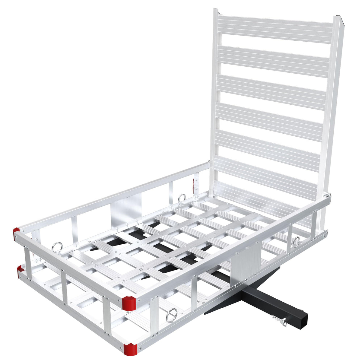 Aluminum Hitch Cargo Carrier with Ramp, 50" x 29.5" x 8.7", 500lbs Capacity S2528