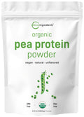 Organic Pea Protein Powder, 1KG (2.2 Pounds), Plant-Based Vegan Q950682