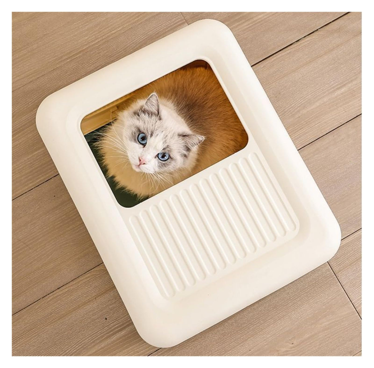 Fully Enclosed Cat Litter Box with Lid and Drawer B99501