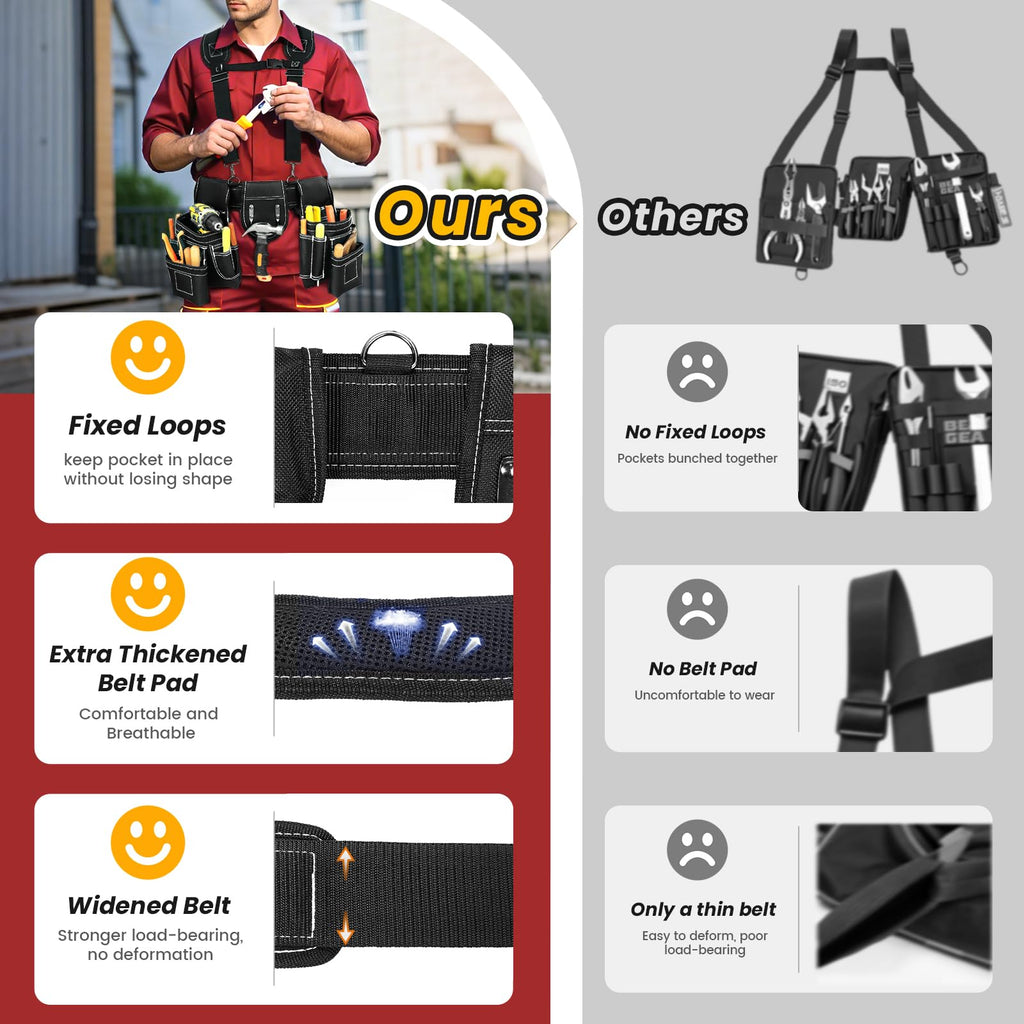 Tool Belt with Suspenders G95079