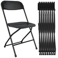 Black Folding Chairs 10 Pack H430756