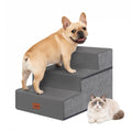 3-Step Non-Slip Dog Stairs with Washable Cover T87082