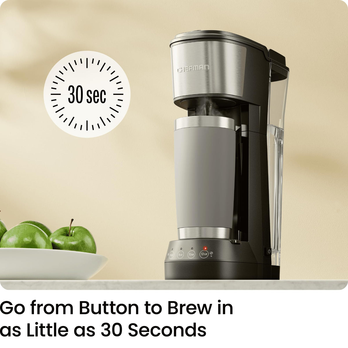 Single Serve Coffee Maker with 40oz Water Reservoir R70173