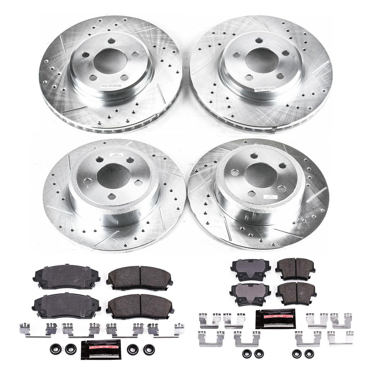 Brake Pad & Rotor Kit Front & Rear L965068