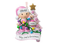 Baby's Second Christmas Ornament 2026 Pink H8749
