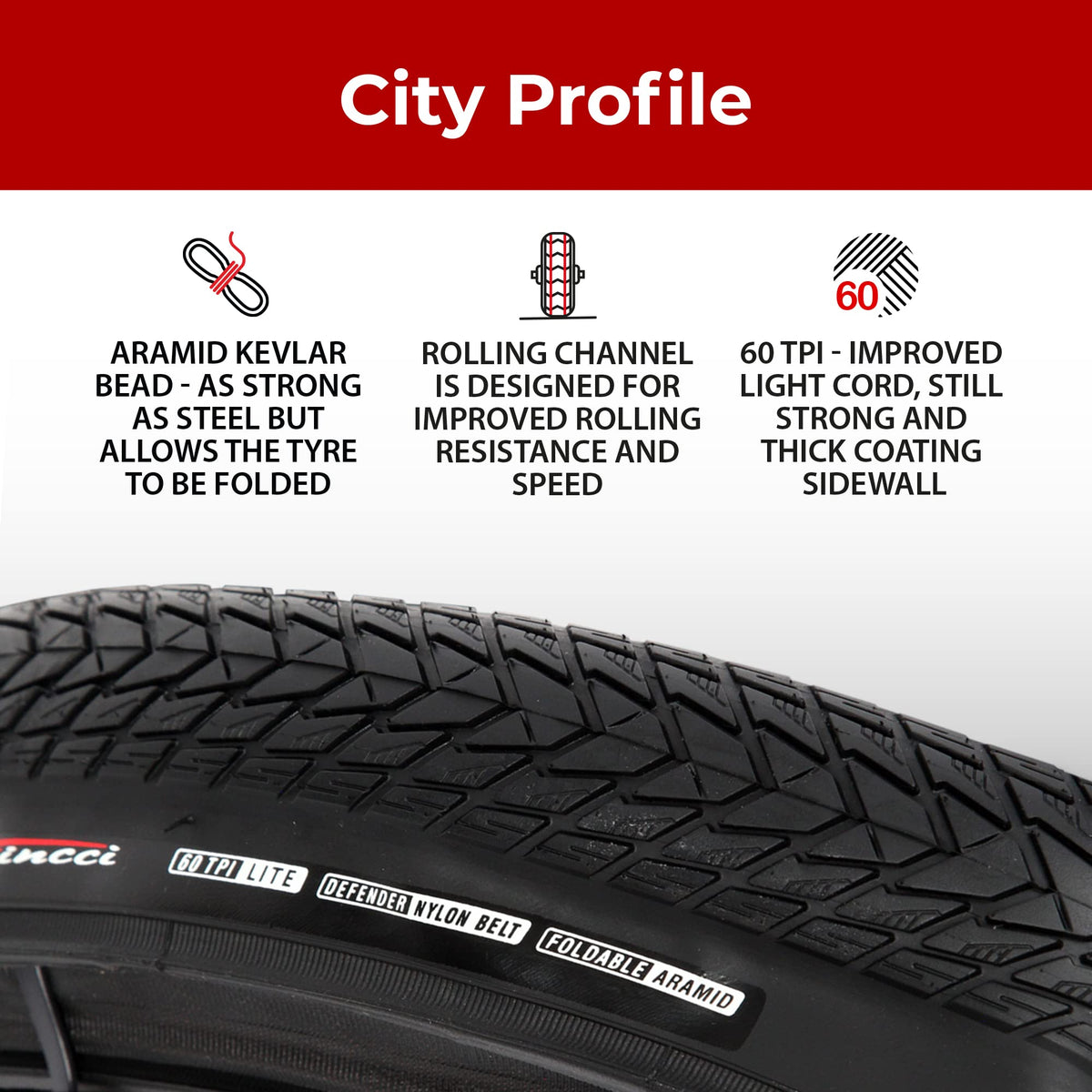 700x35c City Bike Tires & Tubes P42178
