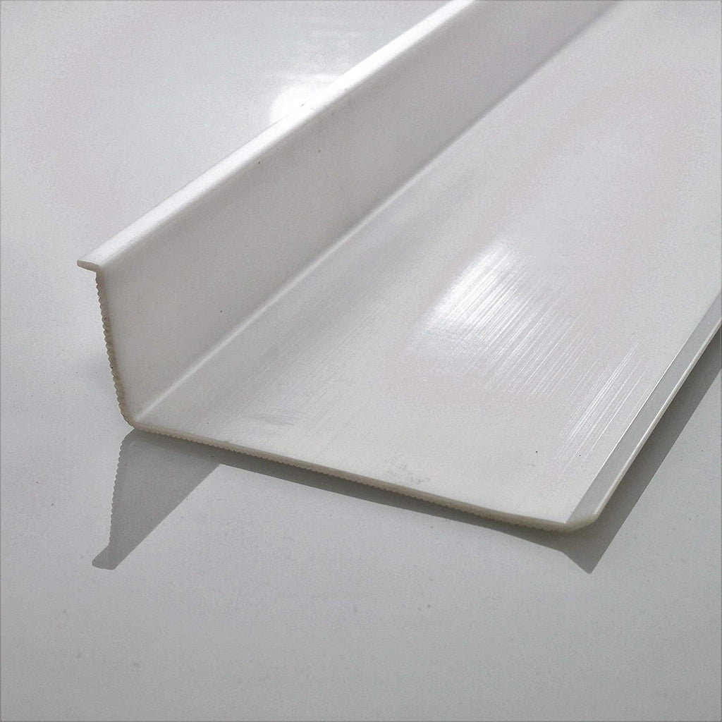 White Ribbed Acrylic Diffuser (L-Shaped, 24") H704