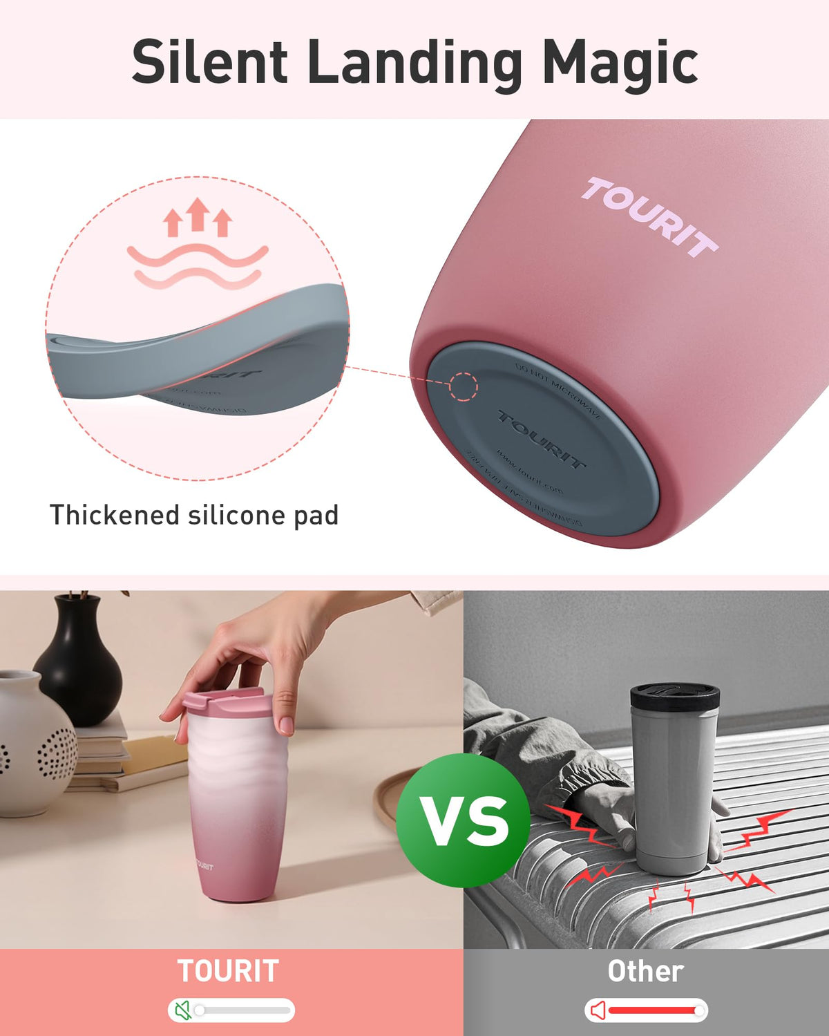 16 oz Insulated Stainless Steel Travel Coffee Mug R6452