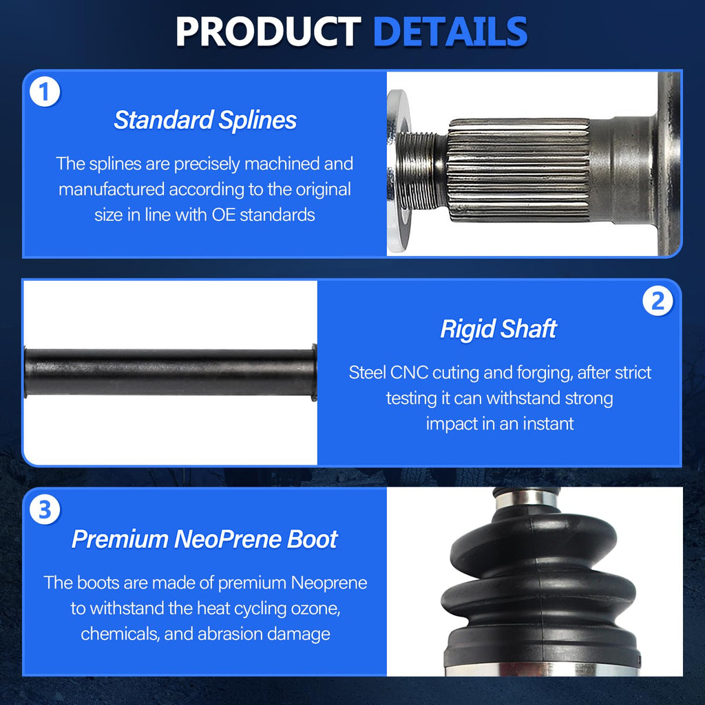 CV Axle Front Pair Q2800