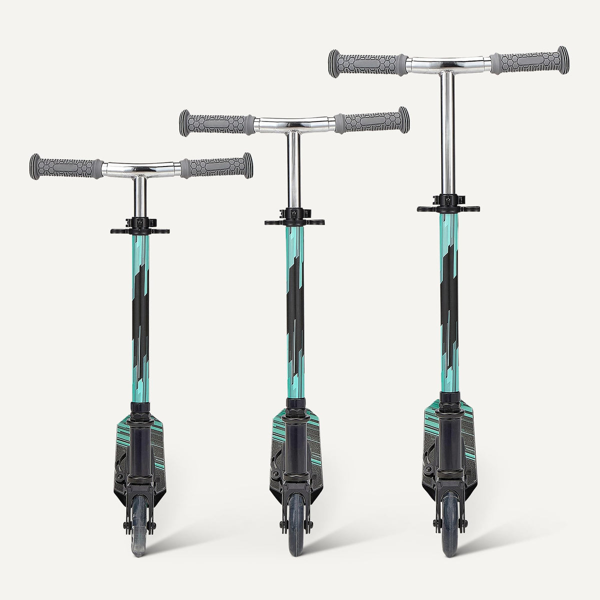 Foldable Light Up Wheels Adjustable Handlebar Aluminum Kids Kick Scooter O317538