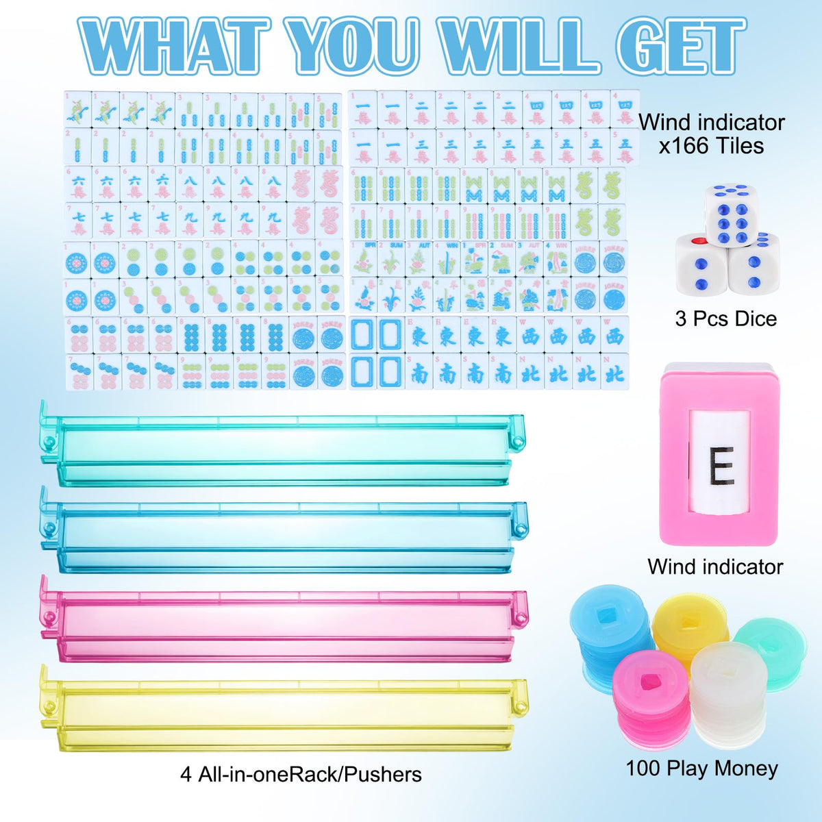 American Mahjong Tile Set F70146