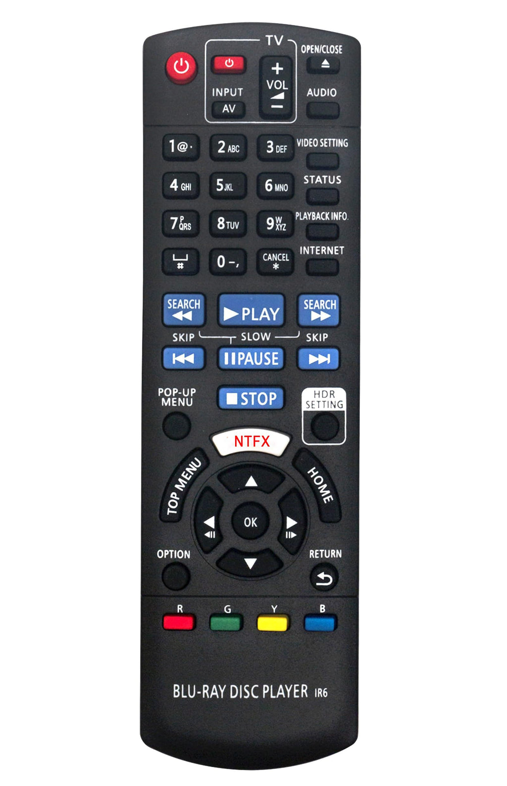 Replacement Remote Control U74840