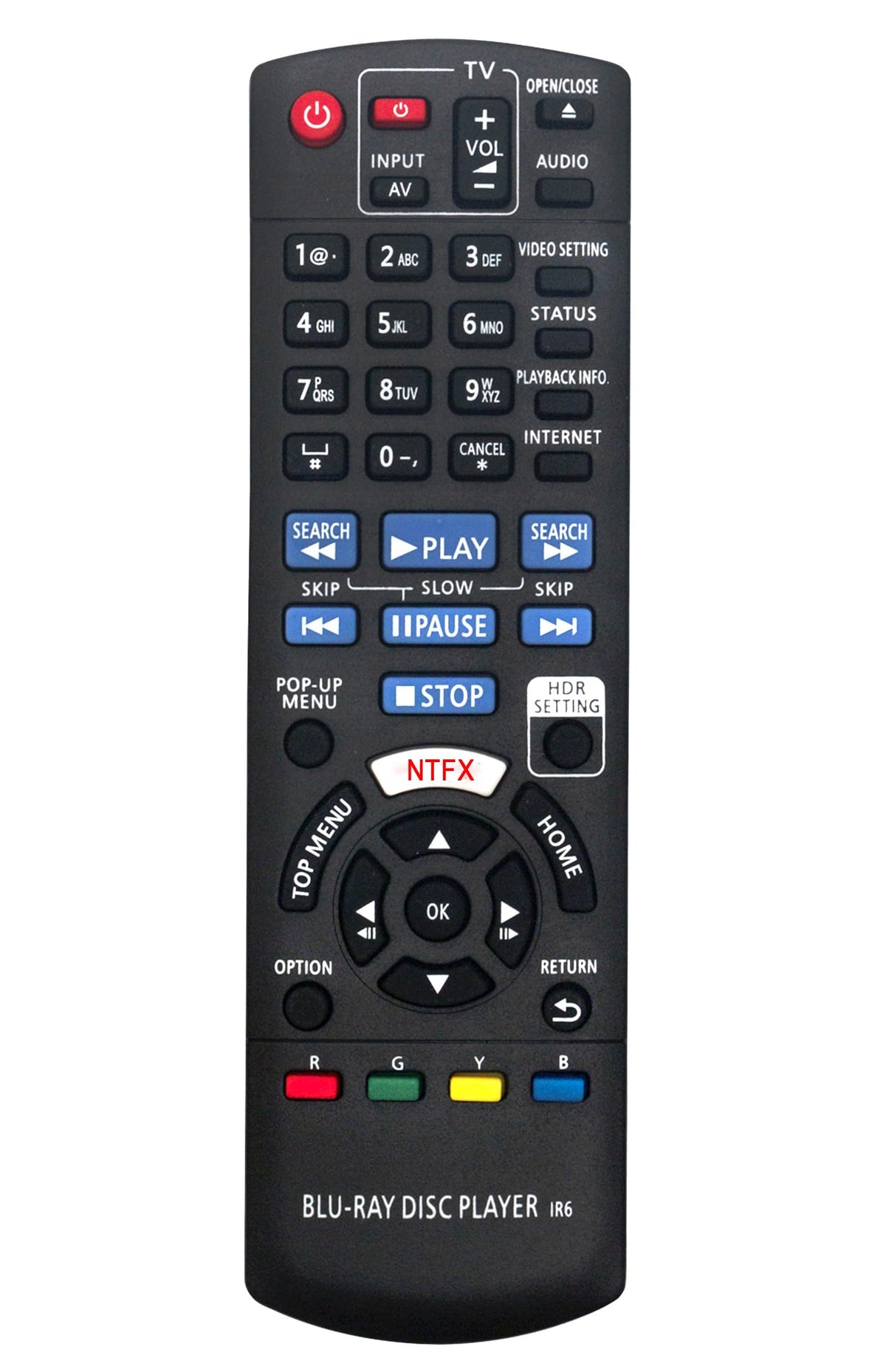 Replacement Remote Control U74840