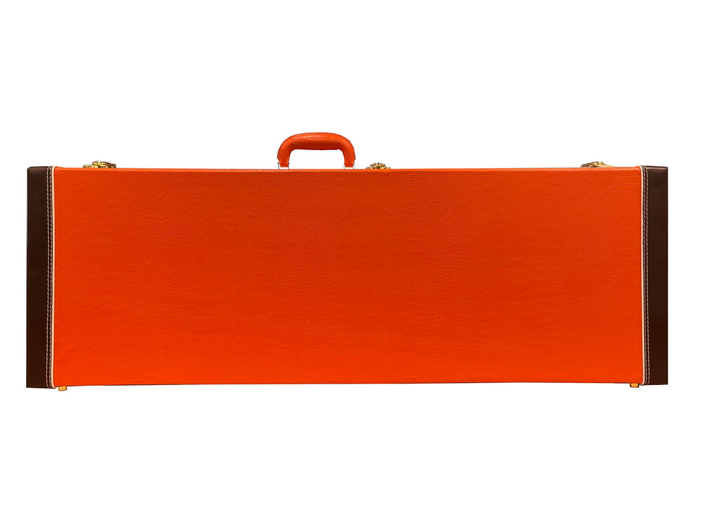 39" Electric Guitar Hard Case with Lockable Wood Frame and Plush Interior N162