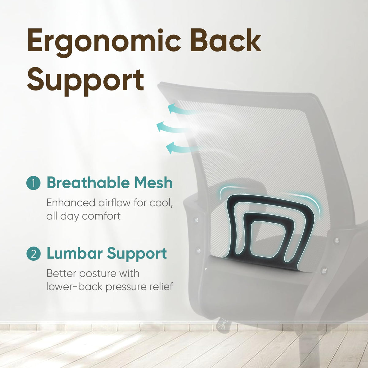 Mid Back Ergonomic Mesh Office Chair B1764