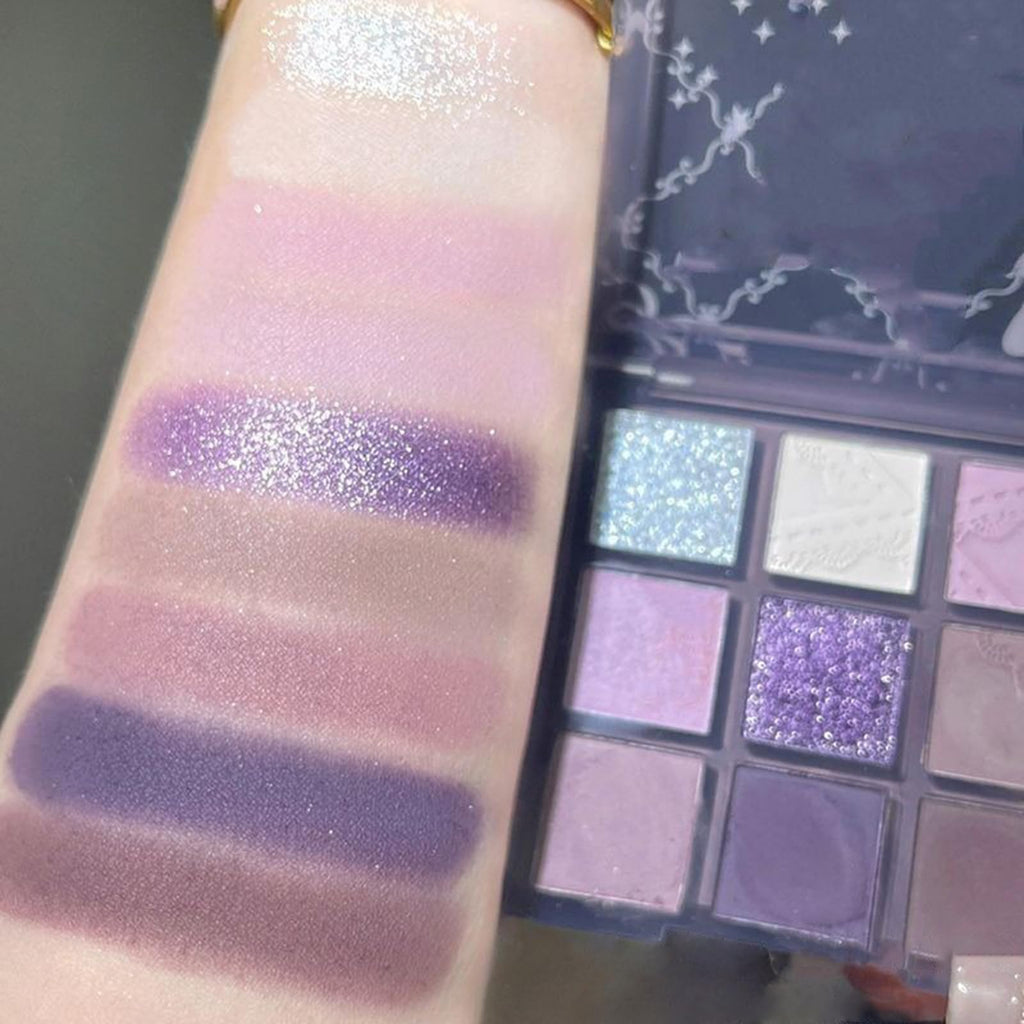 Dark Purple Plum Lavender Mauve Smoky Eyeshadow Palette E96339