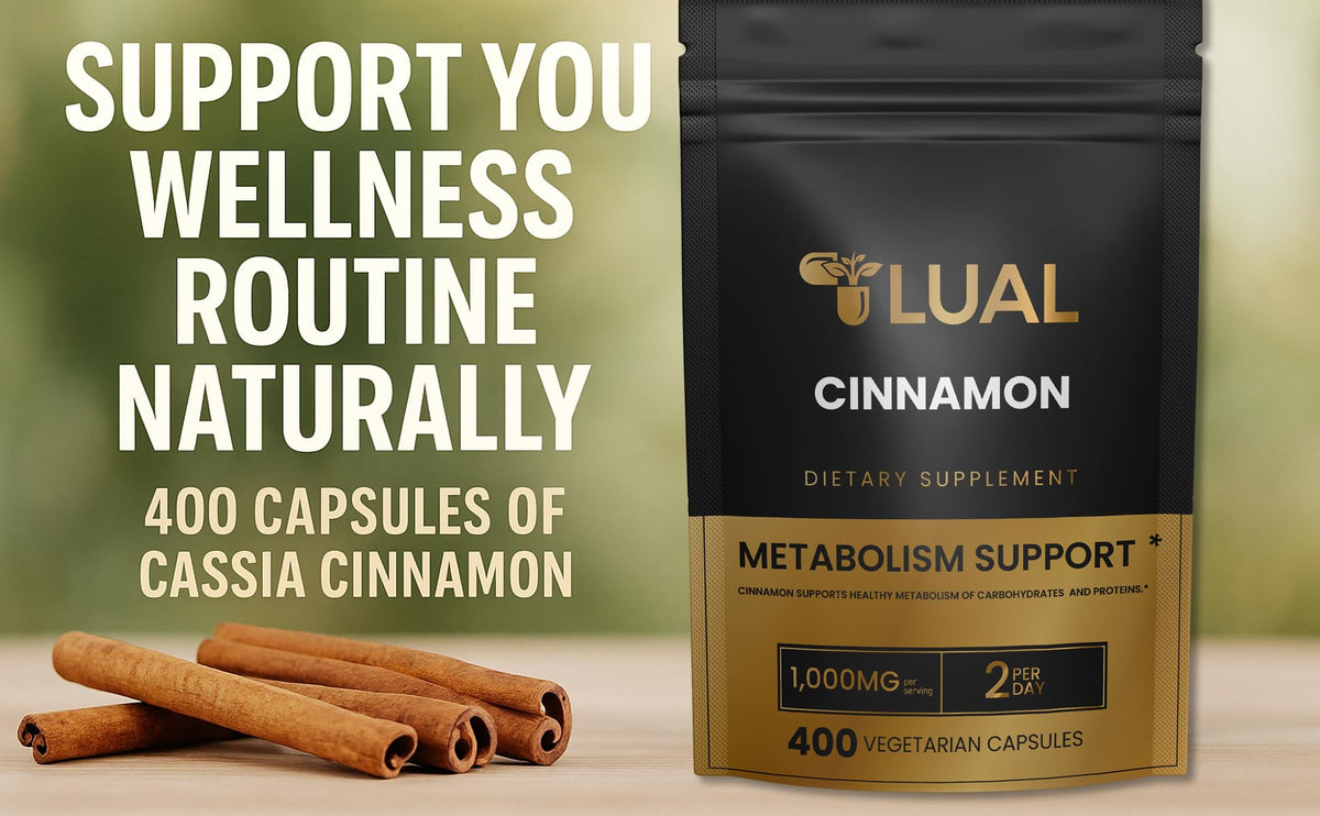 Cinnamon Supplement 1000mg 400 Vegetarian Capsules H98085