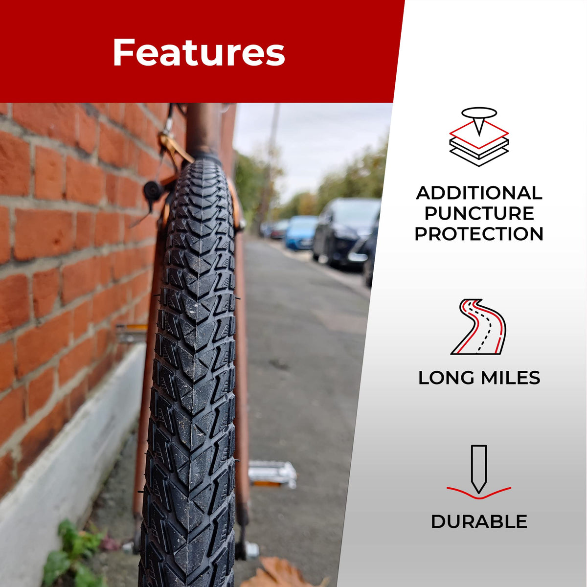 700x35c City Bike Tires & Tubes P42178