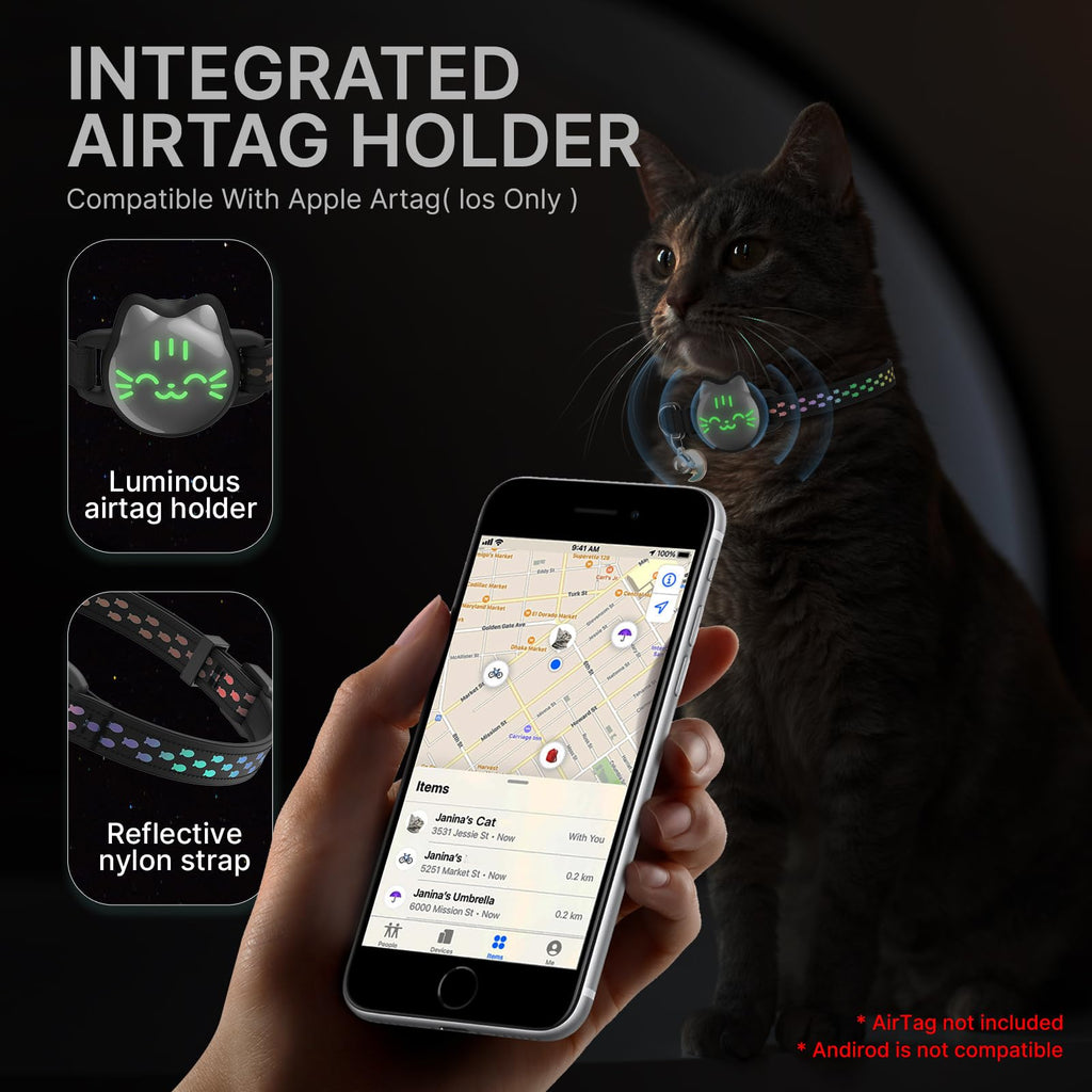 Reflective Breakaway Cat Collar with Bell E668