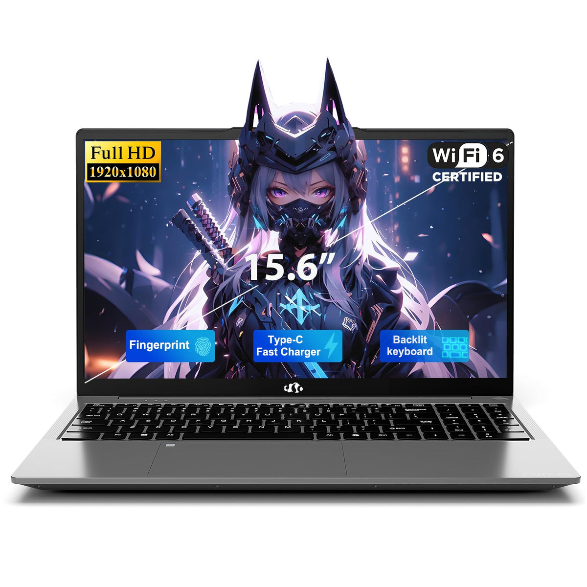 15.6" FHD Laptop, Intel 4 Cores, 8GB RAM, 256GB SSD L621