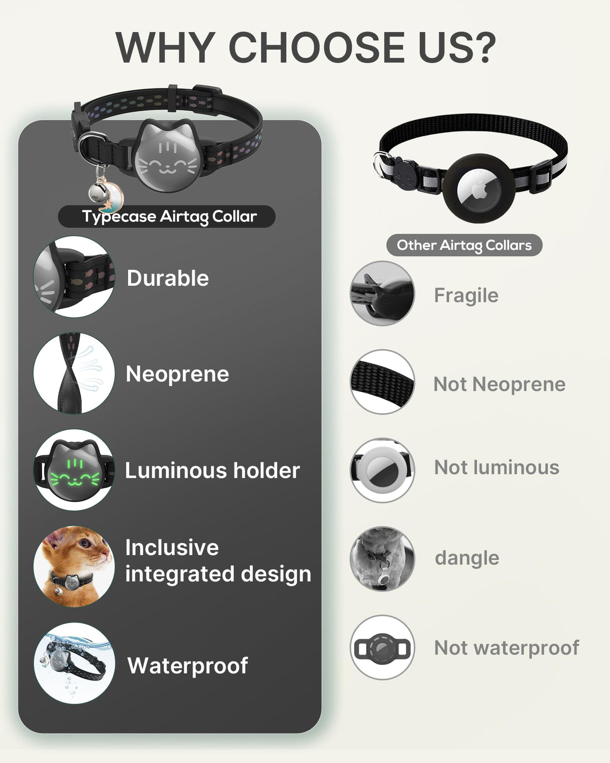 Reflective Breakaway Cat Collar with Bell E668