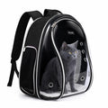 Cat Carrier Backpack Bubble 18 Lbs Black W7926