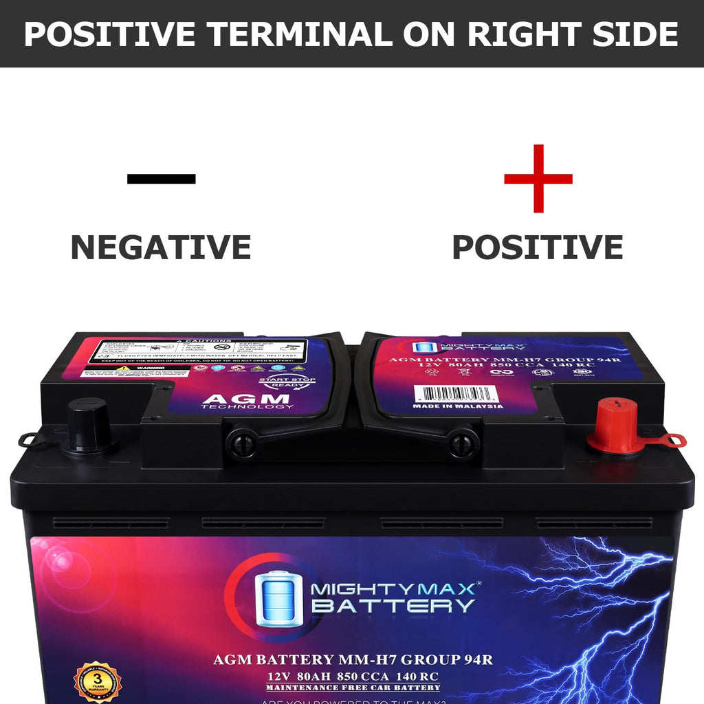 12V 80AH 850 CCA Replacement Battery G739255