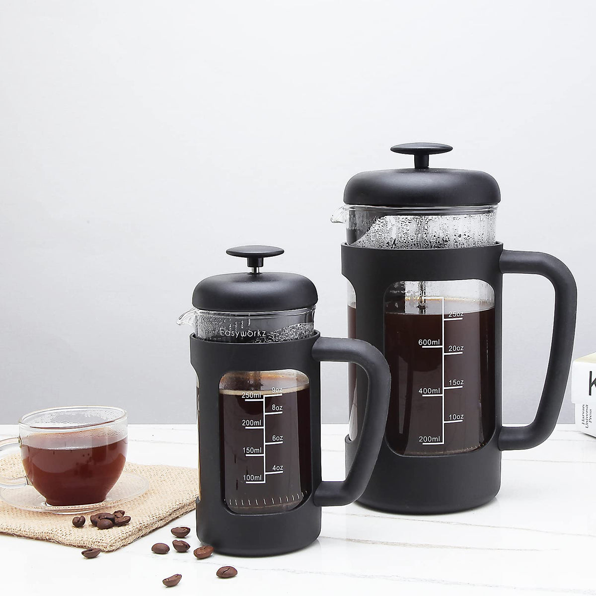 12 oz Borosilicate Glass French Press O3477