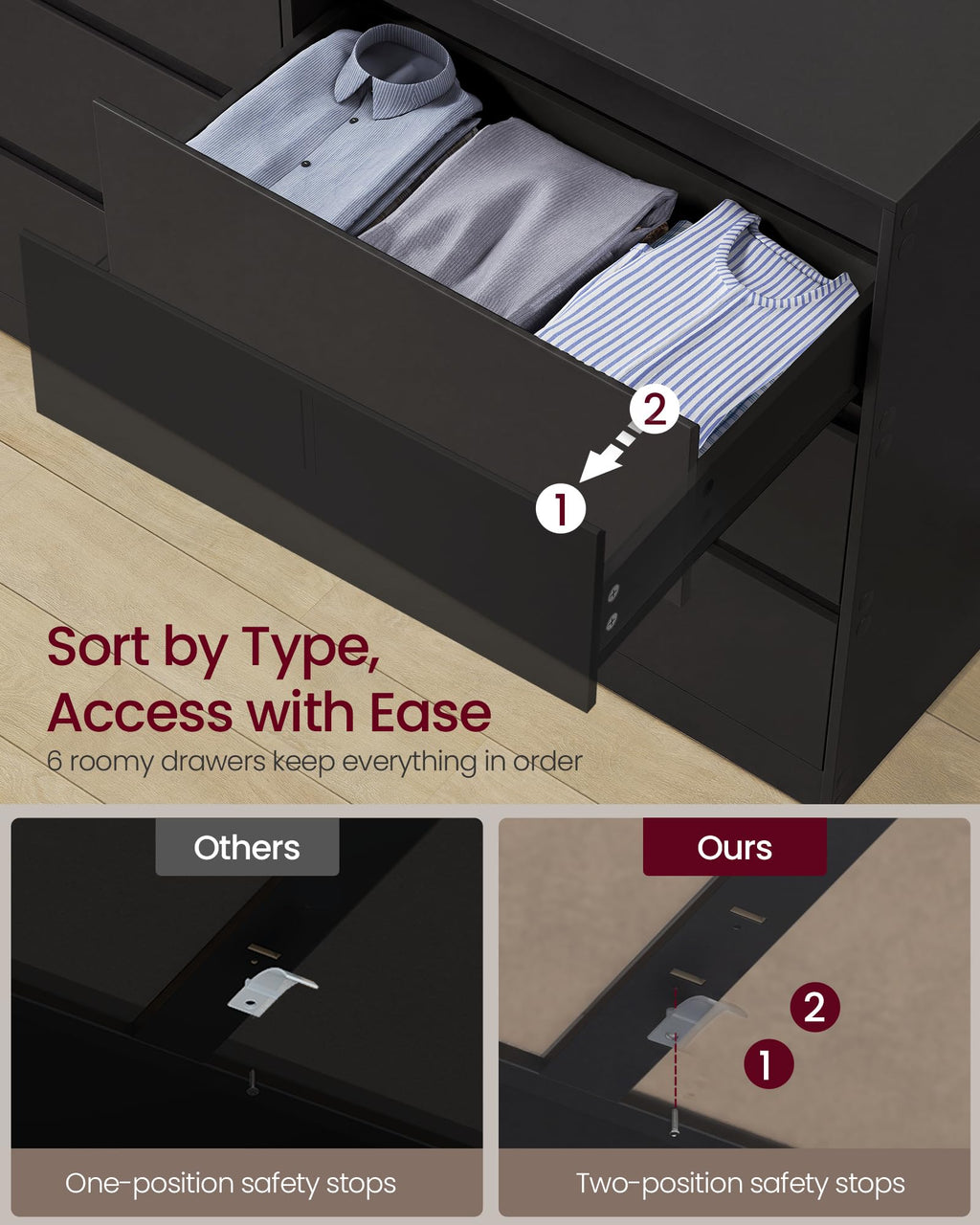 6 Drawer Dresser P568043