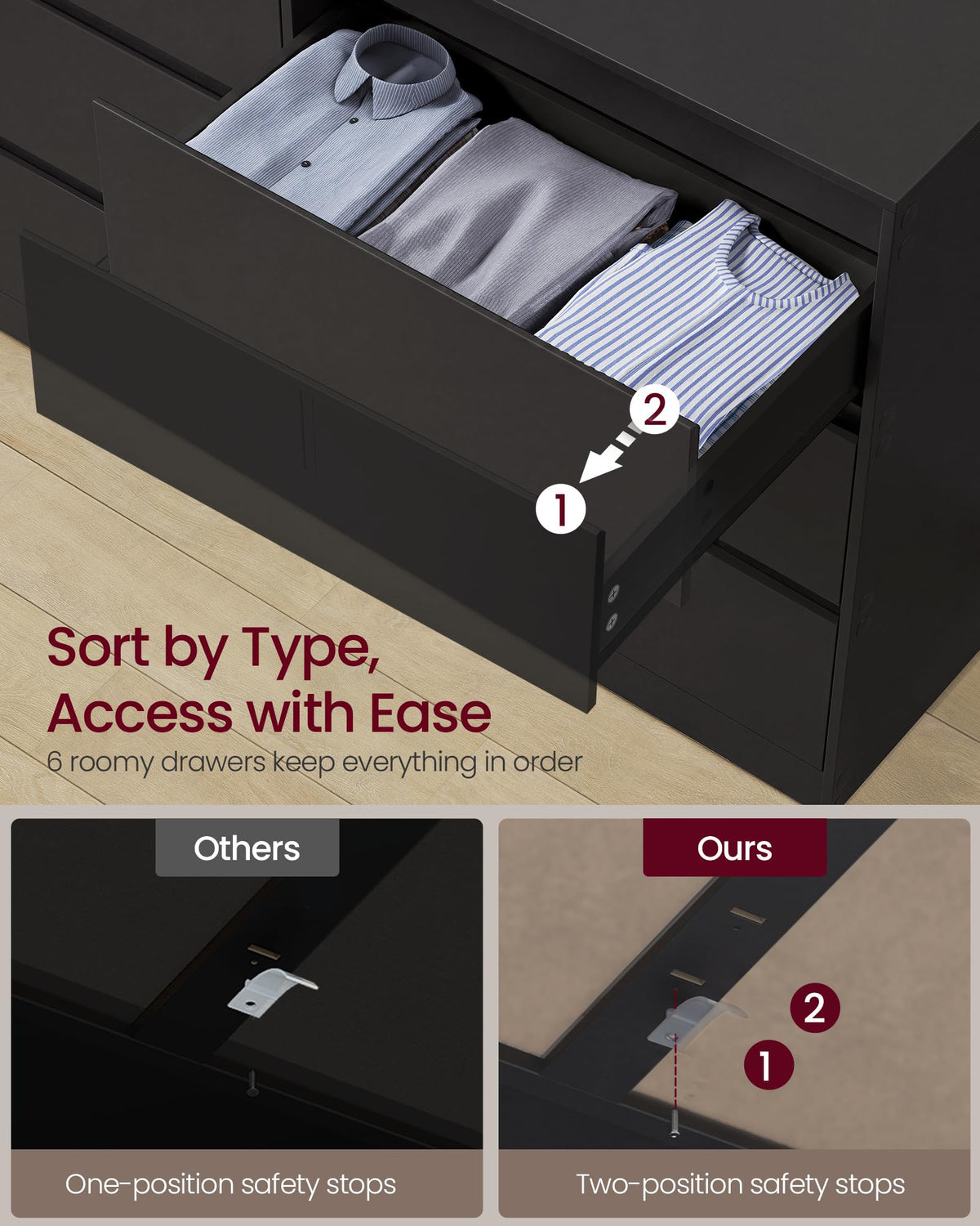 6 Drawer Dresser P568043