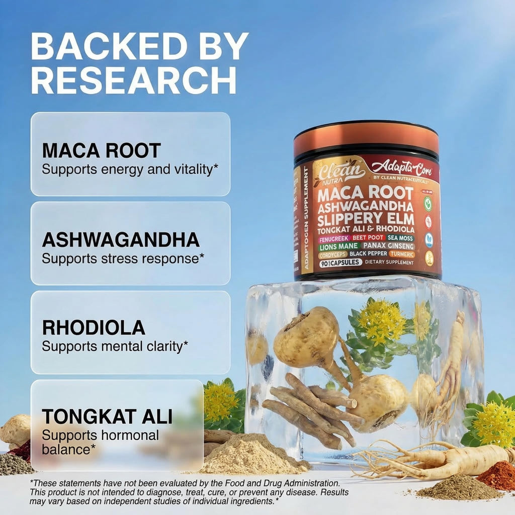 Organic Maca Root Capsules 90 Pills D4554