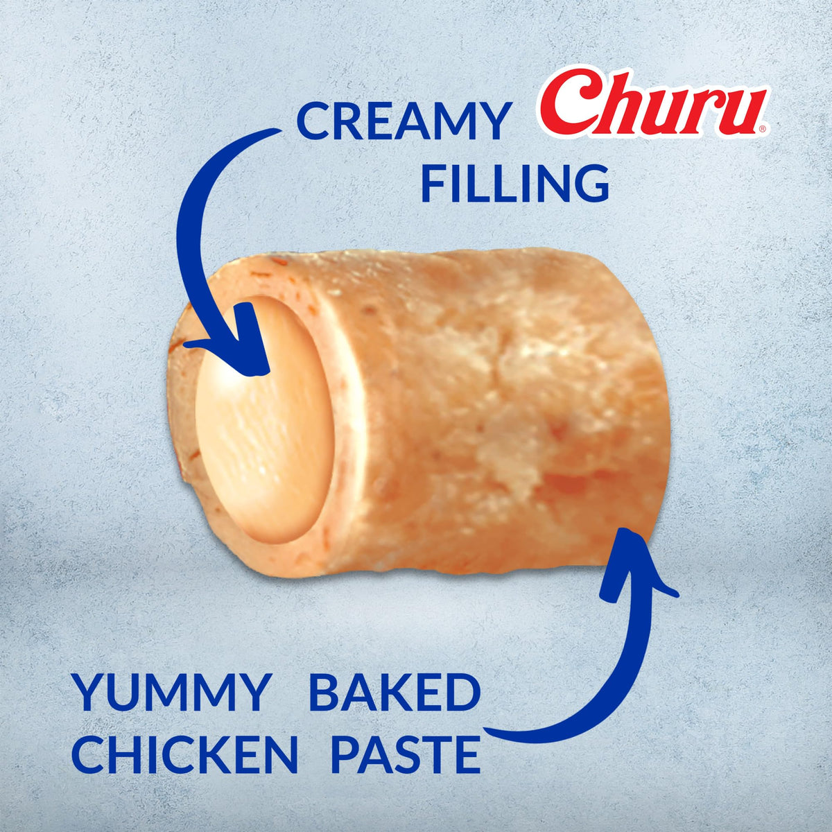 Soft Chewy Baked Chicken Cat Treats with Vitamin E, 24 Tubes E24109