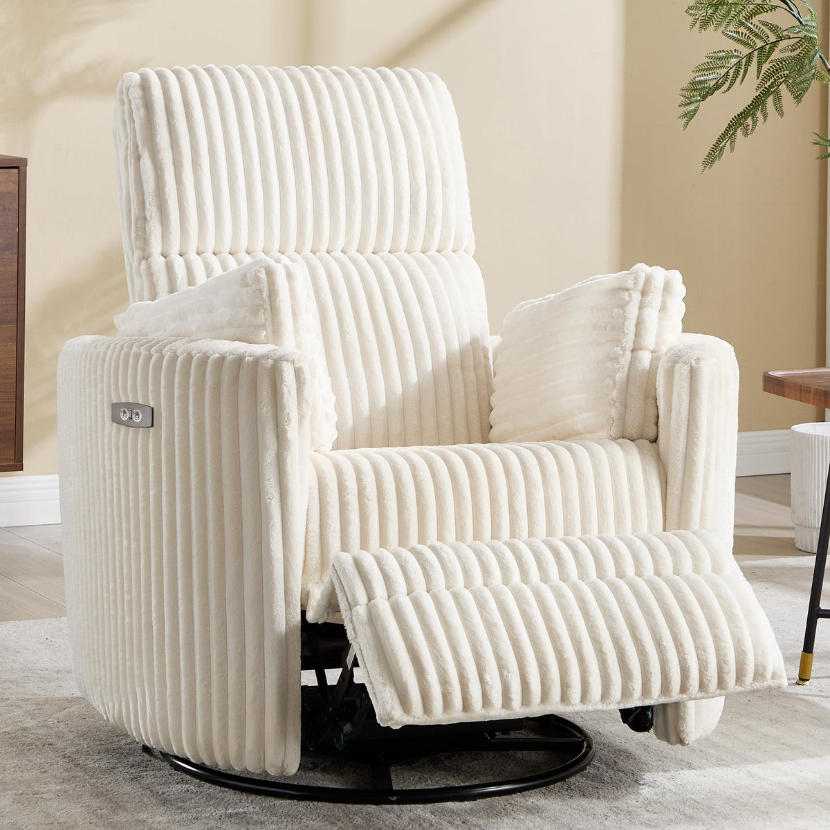 Power Recliner Swivel Glider Rocking Chair with USB Port M5371