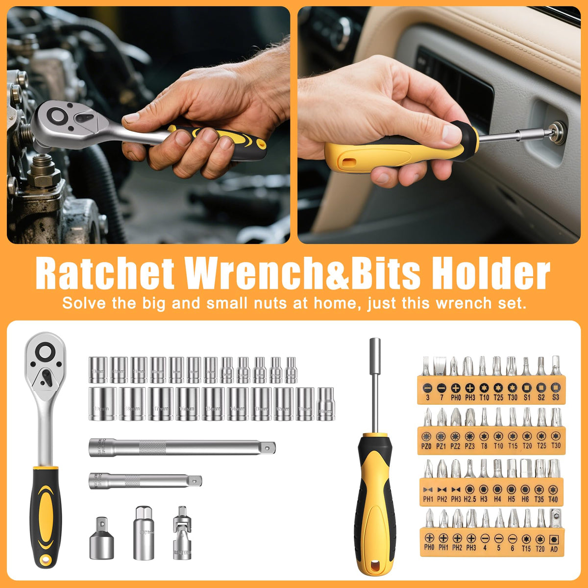 328 Piece Hand Repair Tool Kit with Storage Case S741863