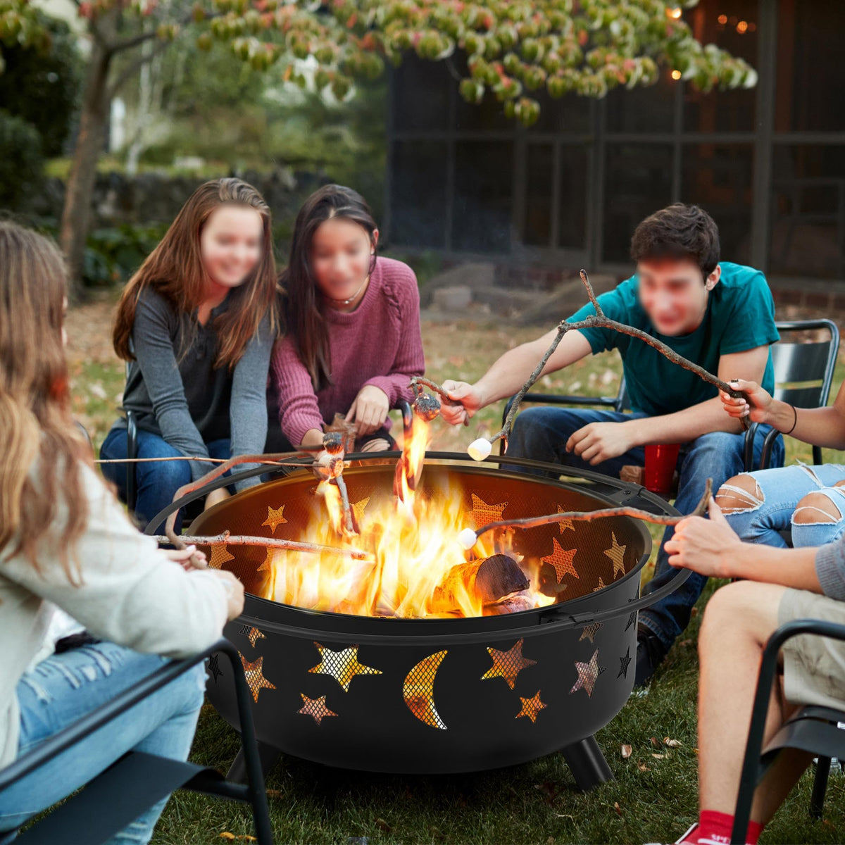 30in Wood Burning Fire Pit K907