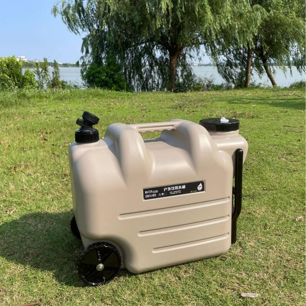 Portable Water Dispenser with Faucet Wheels Large Capacity N31788