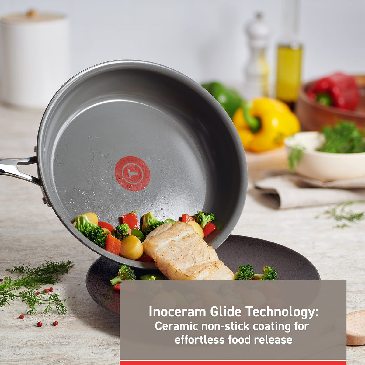 Ceramic Non-Stick Induction 2 Piece Frypan Set S784