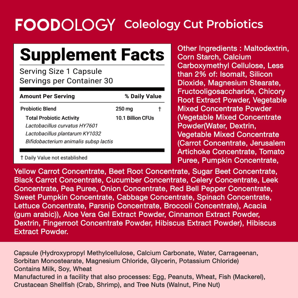 Probiotics for Bloating Relief 30 Capsules Z508