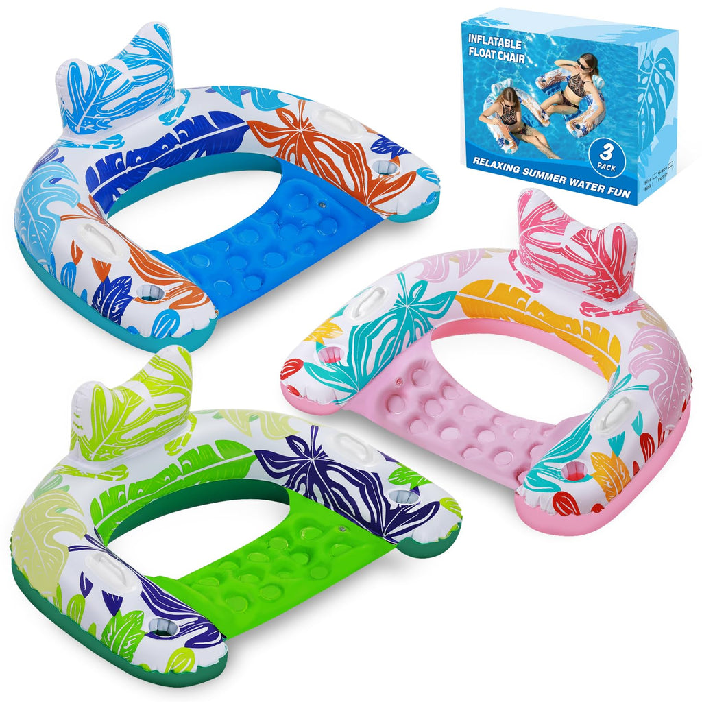 3 Pack Inflatable Pool Floats W386673