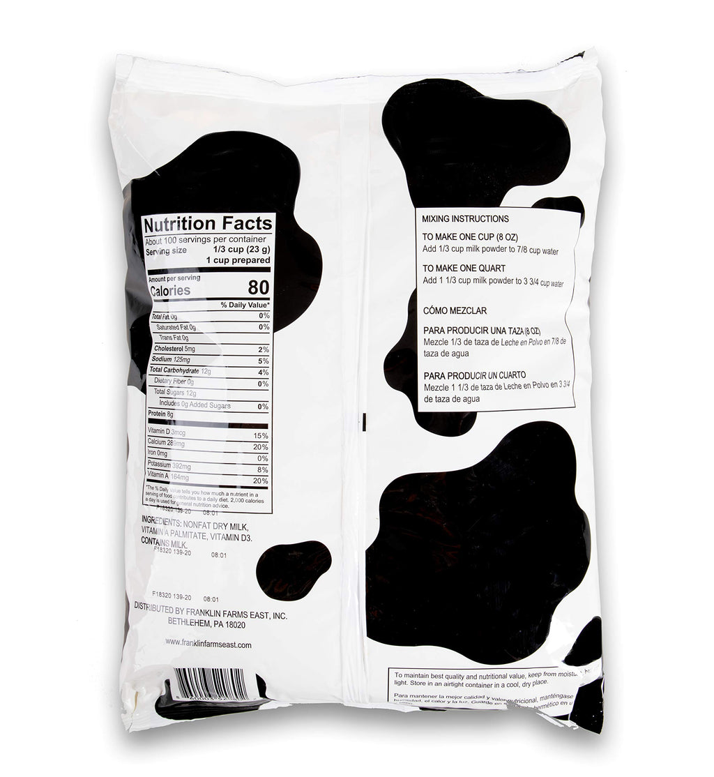 Instant Nonfat Dry Milk 5 Pound Bag X8894