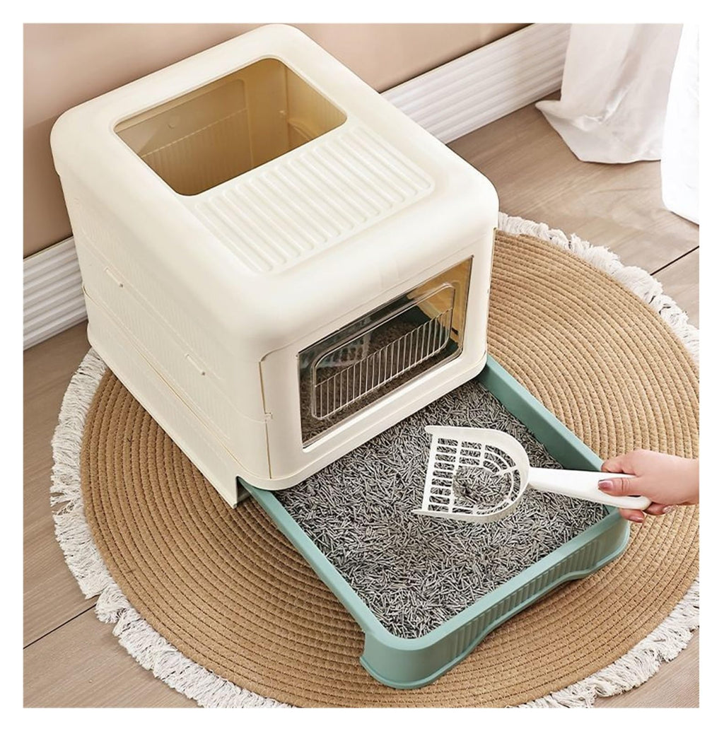 Fully Enclosed Cat Litter Box with Lid and Drawer B99501