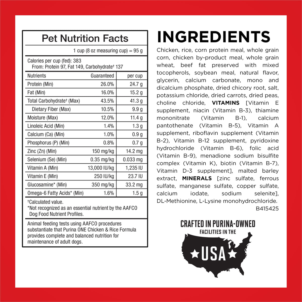 Chicken & Rice Formula Dry Dog Food 8 lb Bag M240630